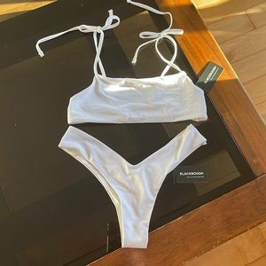 Blackbough cheeky bikini in white!